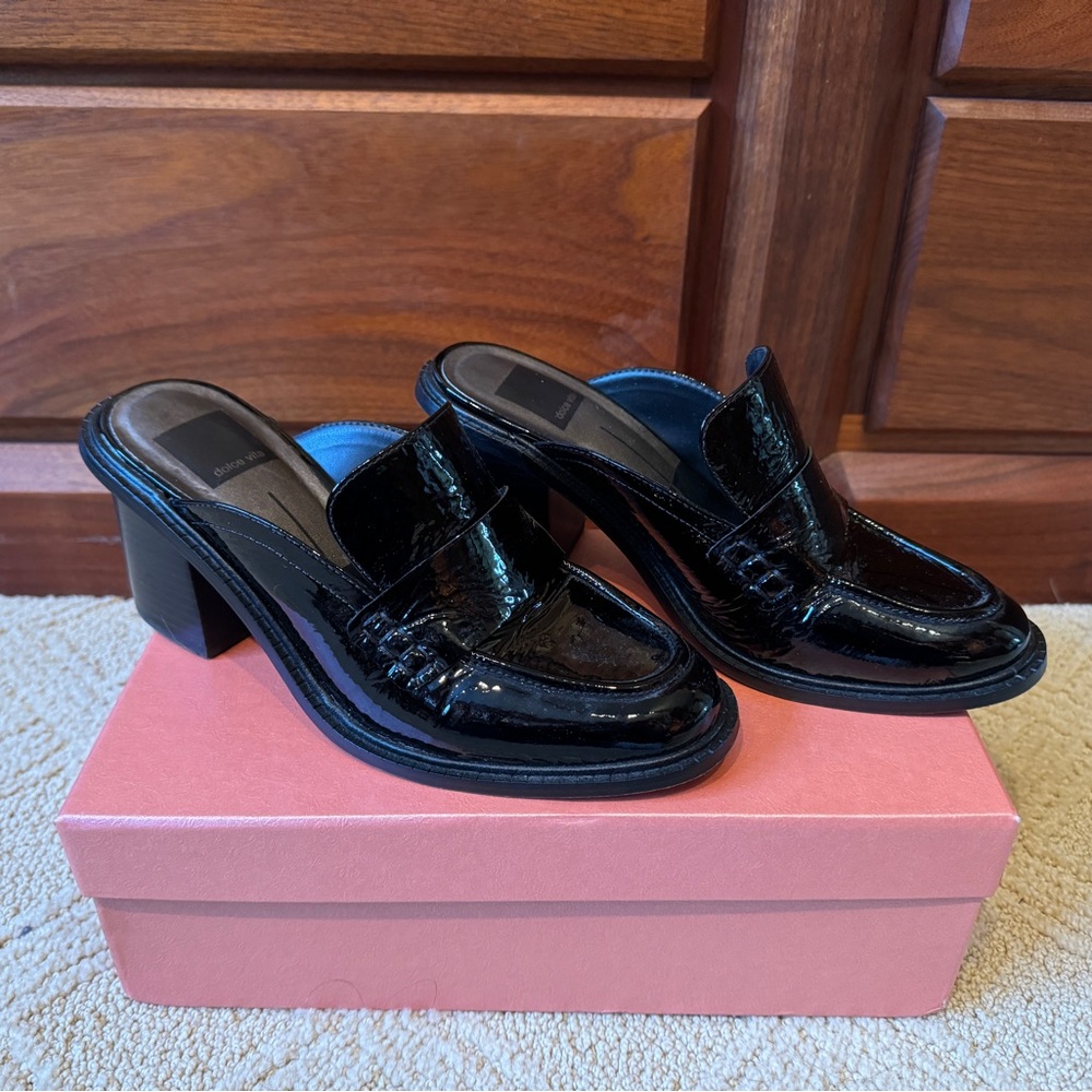 Dolce Vita Mali patent leather mules
